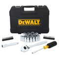 Jogo de Ferramentas Mecânicas 1/4Pol. com 49 Peças e Maleta DEWALT-DWMT45405
