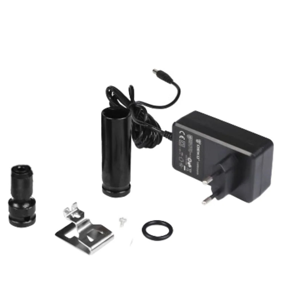 Chave de Impacto Parafusadeira Brushless 1/2 Pol com Bateria Lítio-Íon 2Ah 20V Carregador e Acessórios DEKO-DKBW20XL01-H