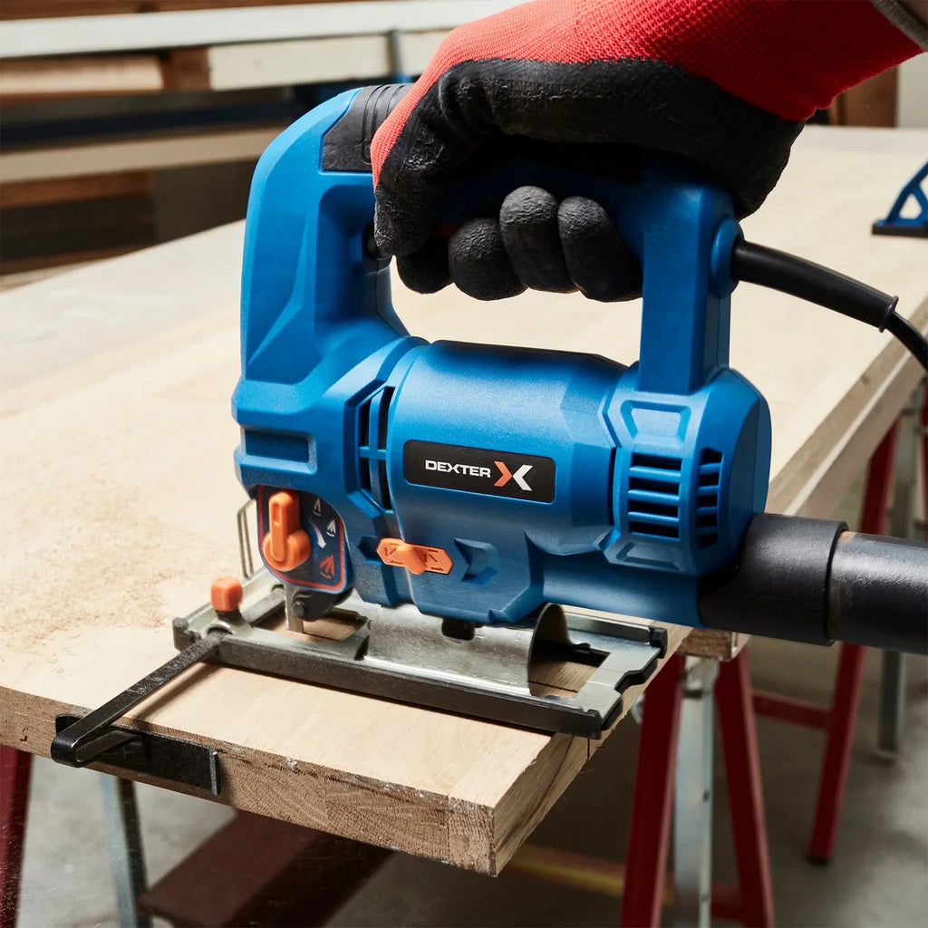 Serra Tico-Tico Elétrica Dexter 220V 750w Jig para Madeira, Metal, Plástico, Drywall