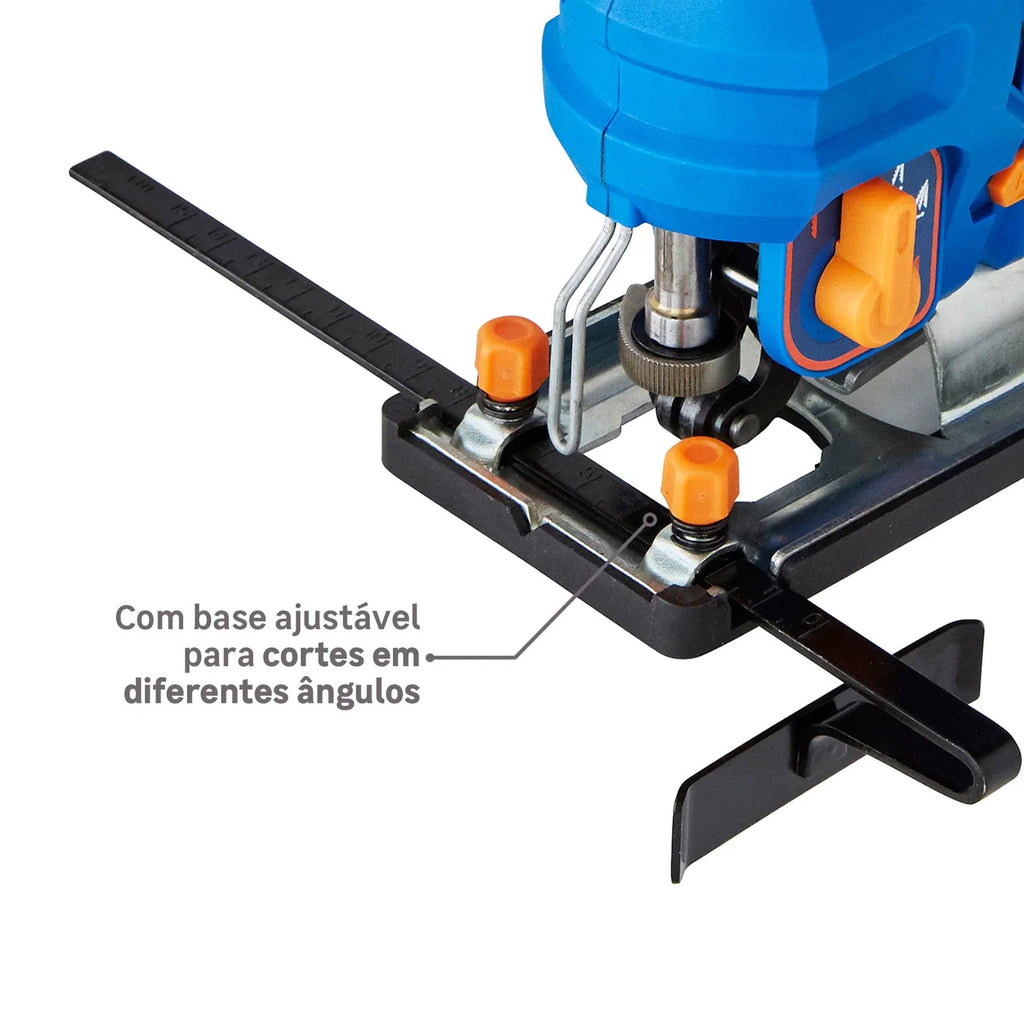 Serra Tico-Tico Elétrica Dexter 127V (110V) 750w Jig para Madeira, Metal, Plástico, Drywall