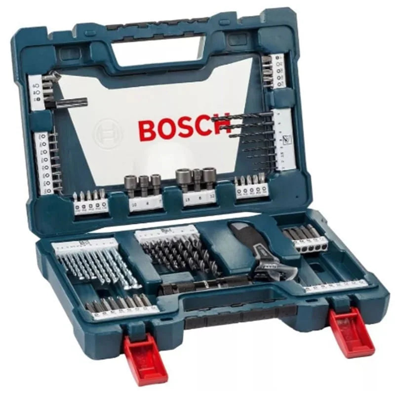 Kit Ferramentas Bits Brocas Titânio V Line 83 Peças Bosch