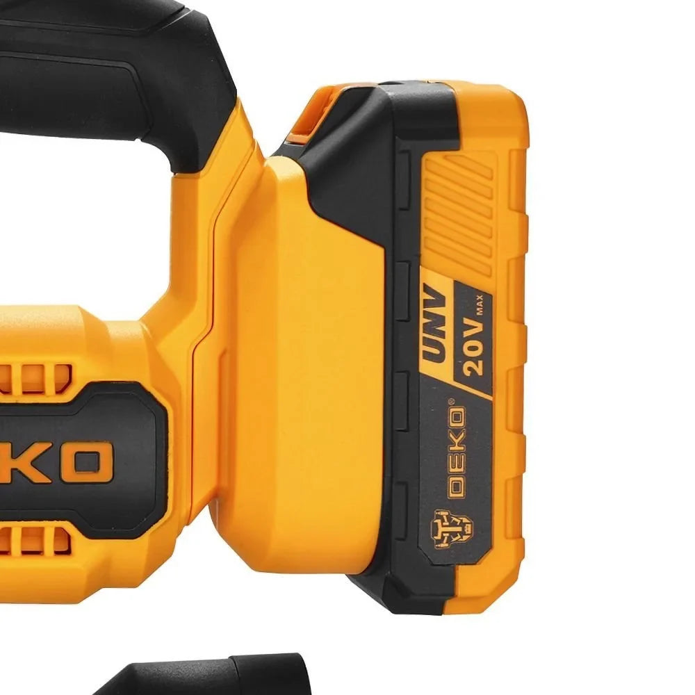 Serra Tico Tico 7/8 Pol 20V com Laser e Luz LED Bateria Lítio-íon Carregador e Acessórios DEKO-DKJS20Q1Y-S1