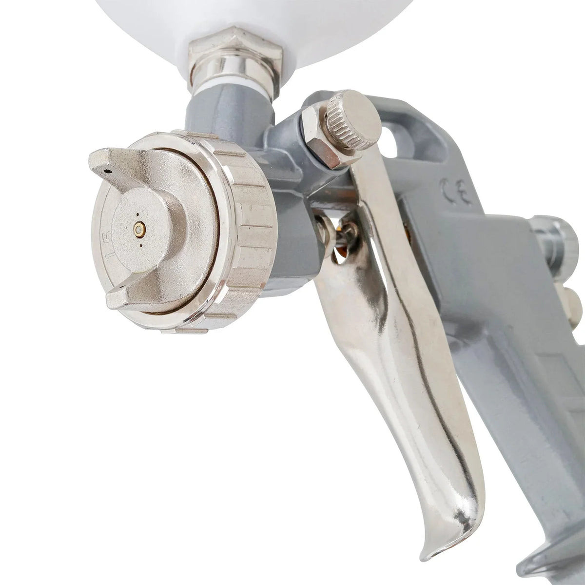 Pistola de Pintura 600ml Bico de 1,2 / 1,5 e 1,8mm Tanque Alto Stels