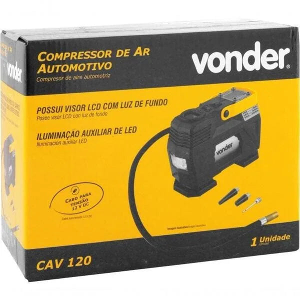 Compressor De Ar Automotivo Cav 120 12 V Vonder