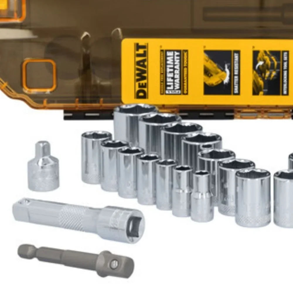 Jogo de Ferramentas Mecânicas com 30 Peças e Maleta DEWALT-DWMT45412