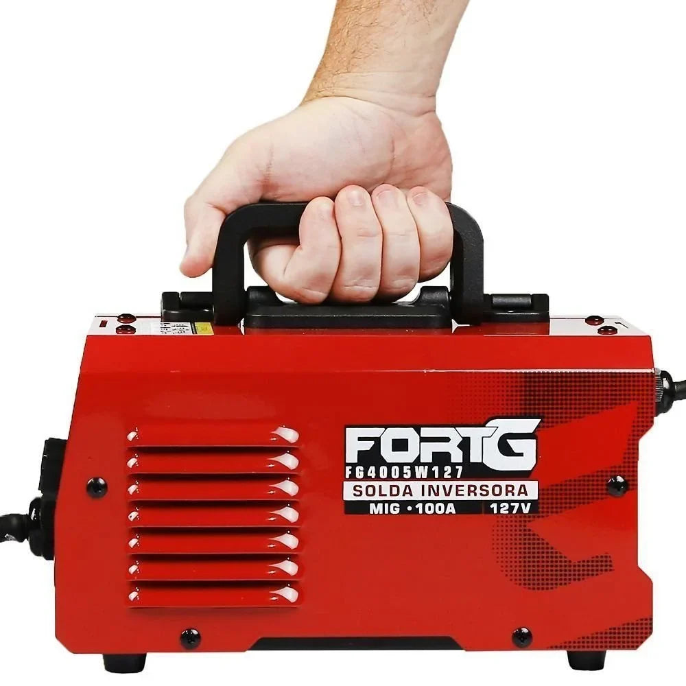 Máquina de Solda Inversora MIG sem Gás 100A 127V Sem Escudo FORTGPRO-FG4005W127S