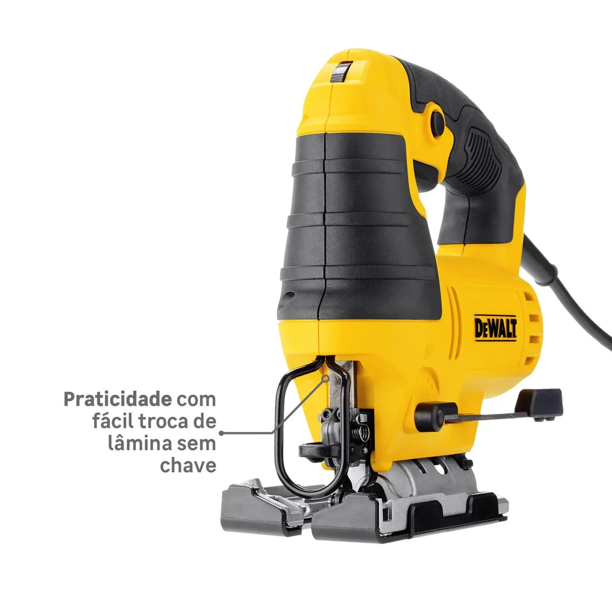 Serra Tico-Tico Dewalt DWE300BR 650W 127V (110V) com 1 Lâmina