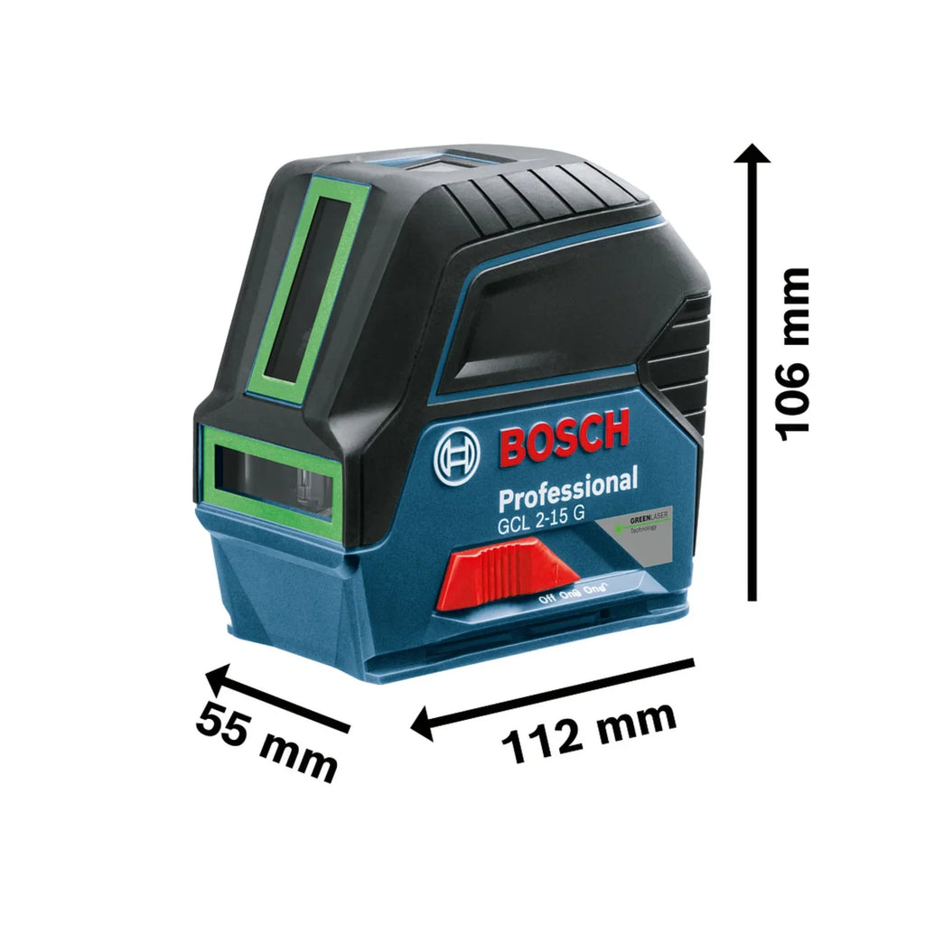 Nível a Laser Bosch Verde 15 metros GCL 2-15 G