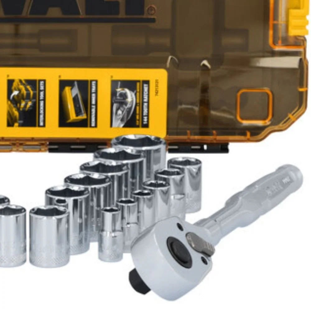 Jogo de Ferramentas Mecânicas com 30 Peças e Maleta DEWALT-DWMT45412