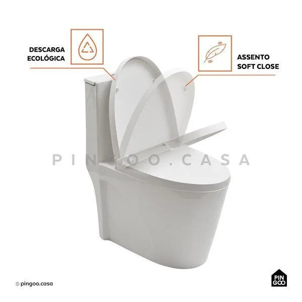 Vaso Sanitário Monobloco Painita Pingoo.casa - Branco