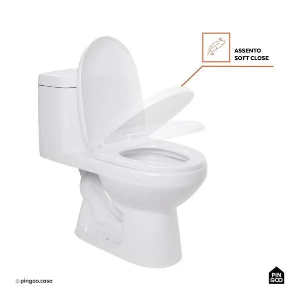Vaso Sanitário Monobloco Caixa Acoplada Privada Taquaras Pingoo.casa - Branco