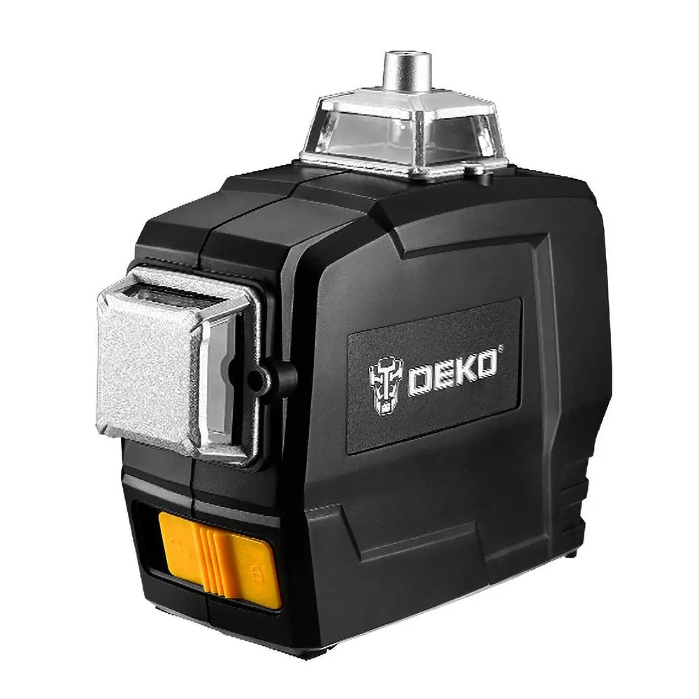 Nível a Laser Profissional 12 Linhas Verdes 20m 532nm com Acessórios DEKO-DKLL12PB1