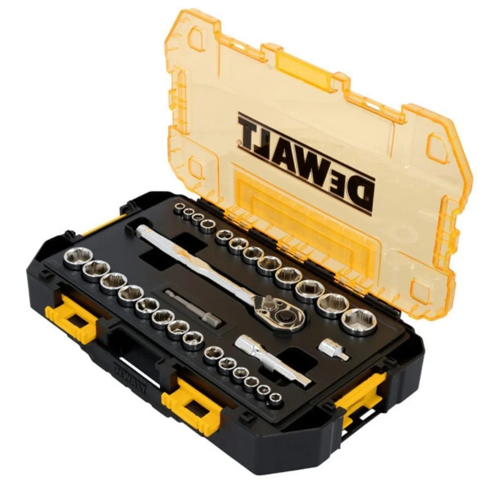 Jogo de Ferramentas Mecânicas com 30 Peças e Maleta DEWALT-DWMT45412