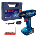 Furadeira e Parafusadeira Bosch GSR 1000 a Bateria 12V 1/4" com Carregador, 10 Bits e Extensor Universal