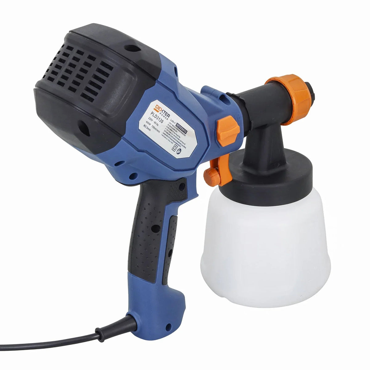 Pistola de Pintura Elétrica 900ml 400W 220V Dexter PLD3120