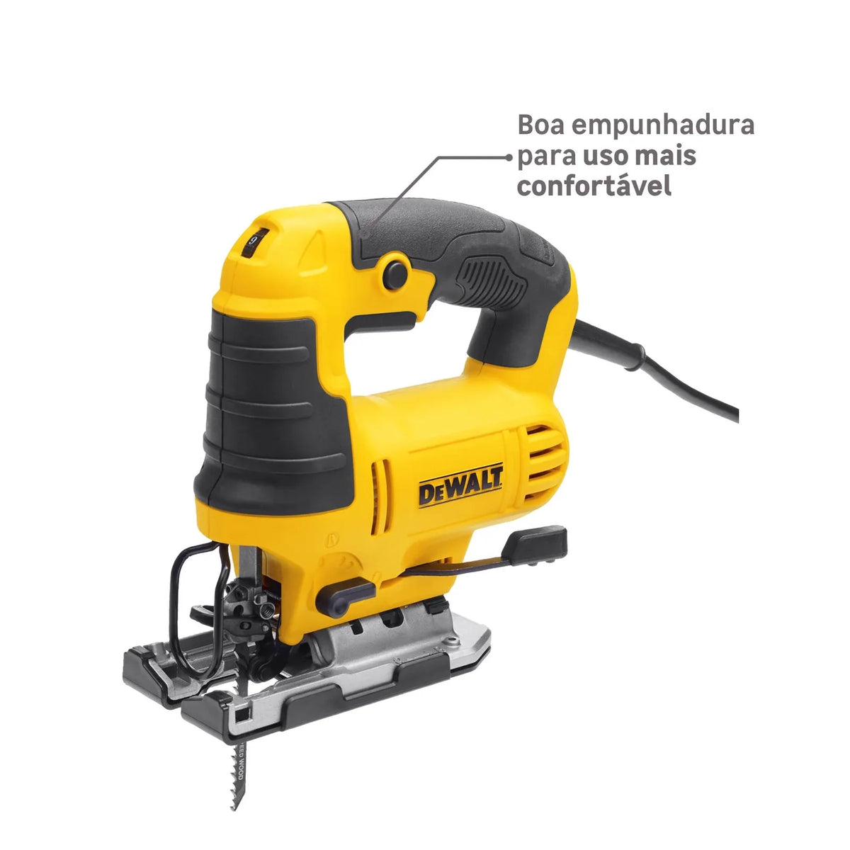 Serra Tico-Tico Dewalt DWE300BR 650W 127V (110V) com 1 Lâmina