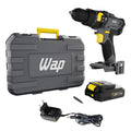 Furadeira e Parafusadeira de Impacto Wap K21 ID01 a Bateria 21V 3/8" com Maleta, Carregador e Bateria