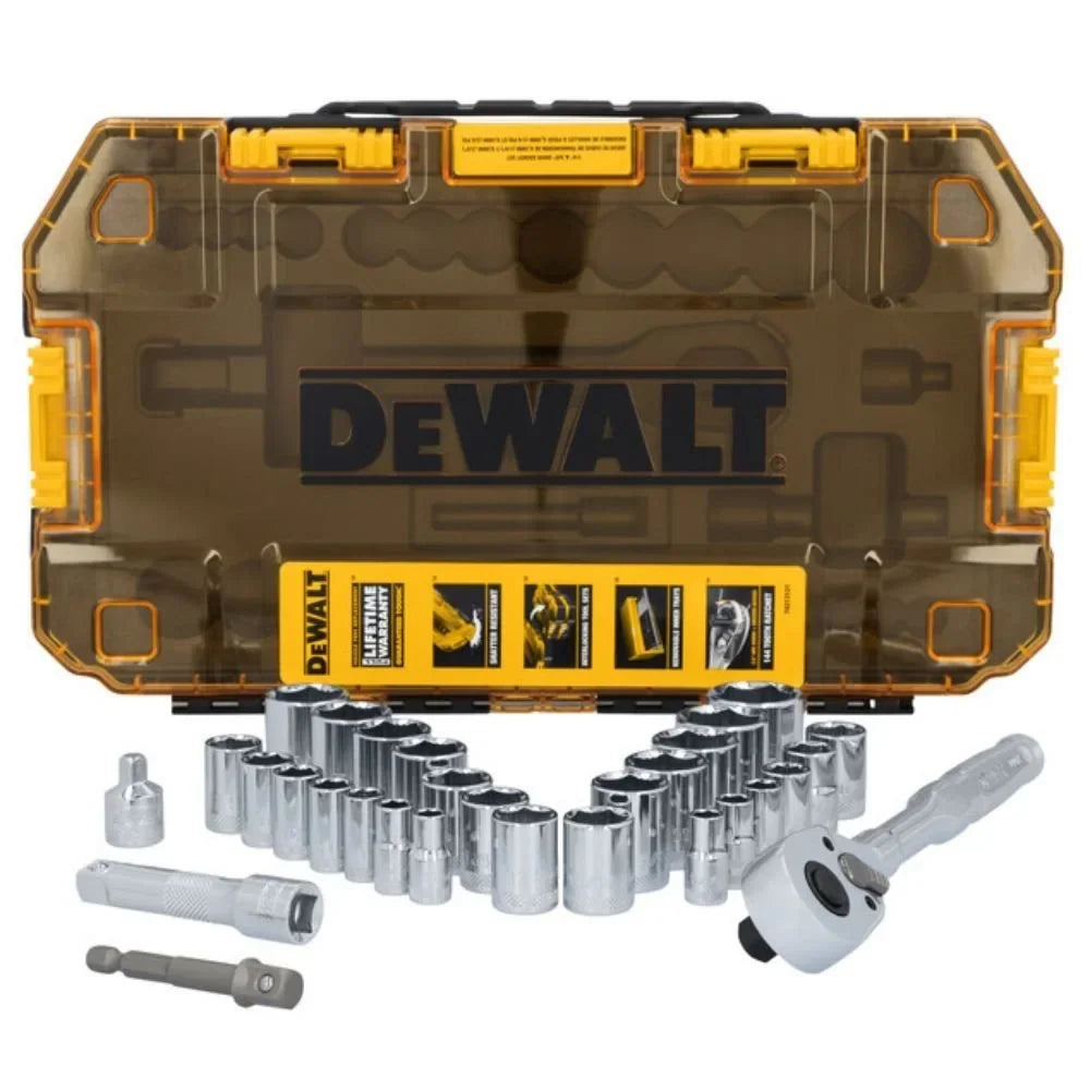 Jogo de Ferramentas Mecânicas com 30 Peças e Maleta DEWALT-DWMT45412
