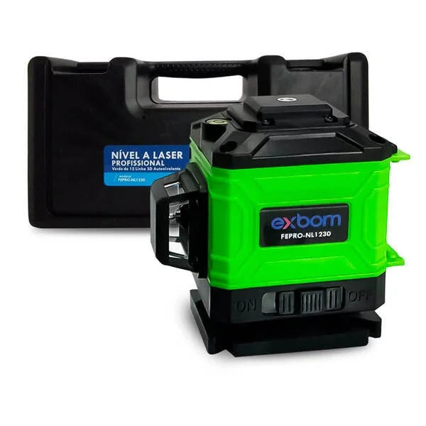 Nível a Laser Exbom Verde 15m FEPRO-NL1230