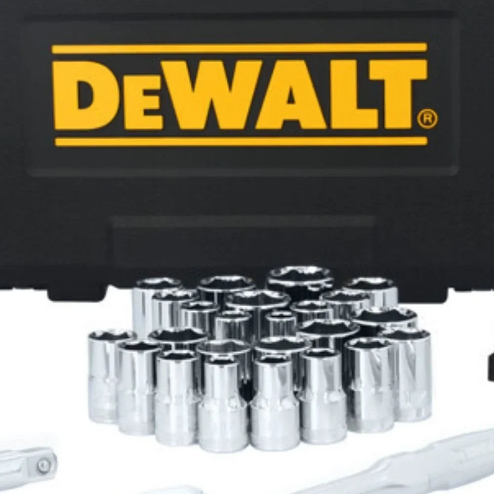 Jogo de Ferramentas Mecânicas 1/4Pol. com 49 Peças e Maleta DEWALT-DWMT45405