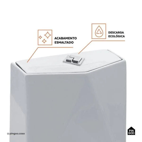 Vaso Sanitário Monobloco Opala Pingoo.casa - Branco