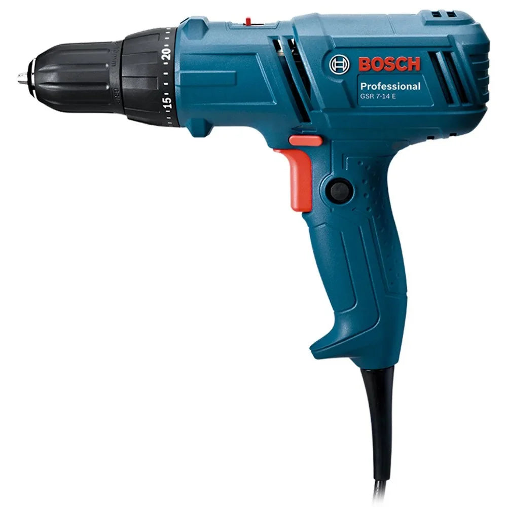 Parafusadeira e Furadeira GSR7-14 E 3/8 Pol 400W 220V com Cabo de 4M BOSCH-06014470D0-000