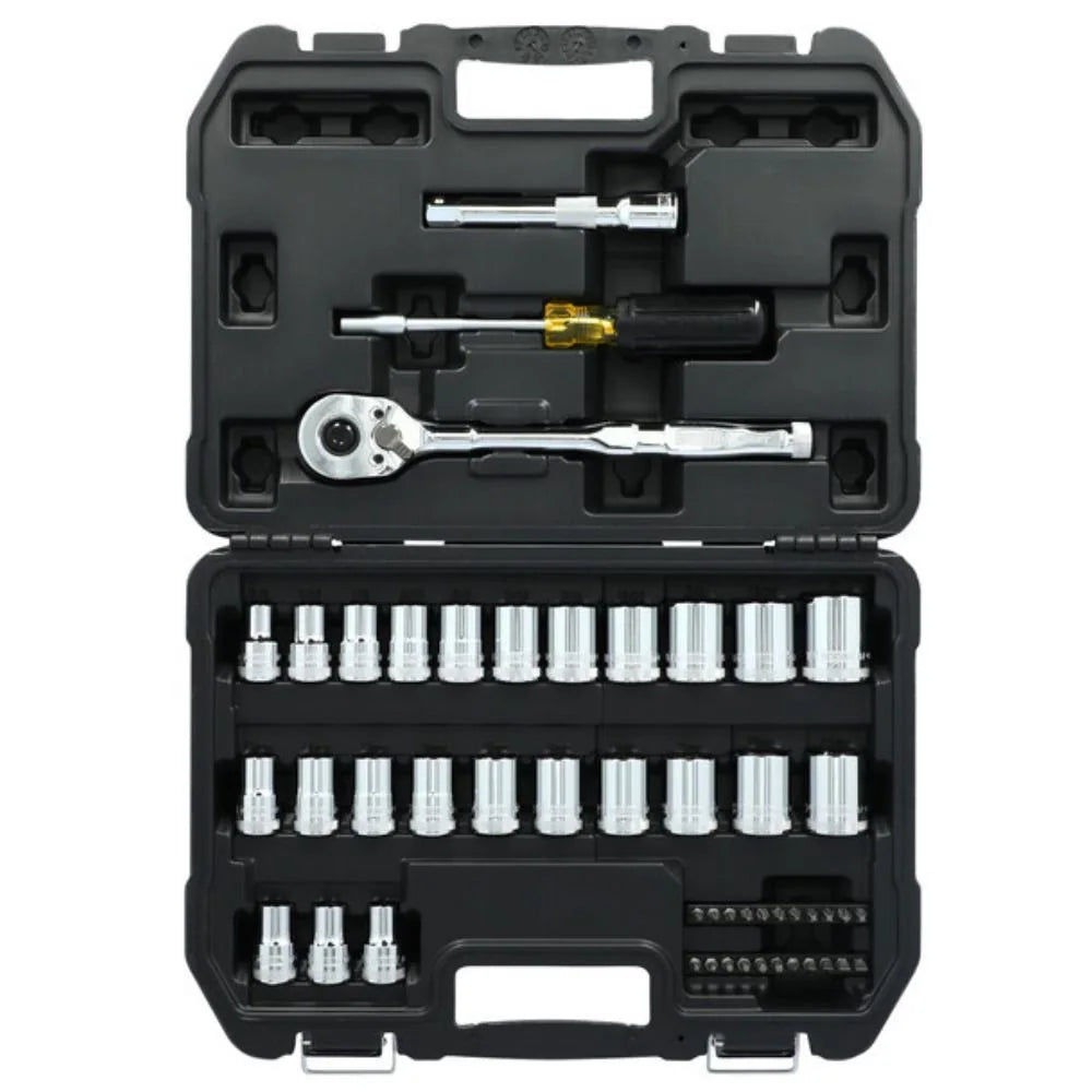 Jogo de Ferramentas Mecânicas 1/4Pol. com 49 Peças e Maleta DEWALT-DWMT45405