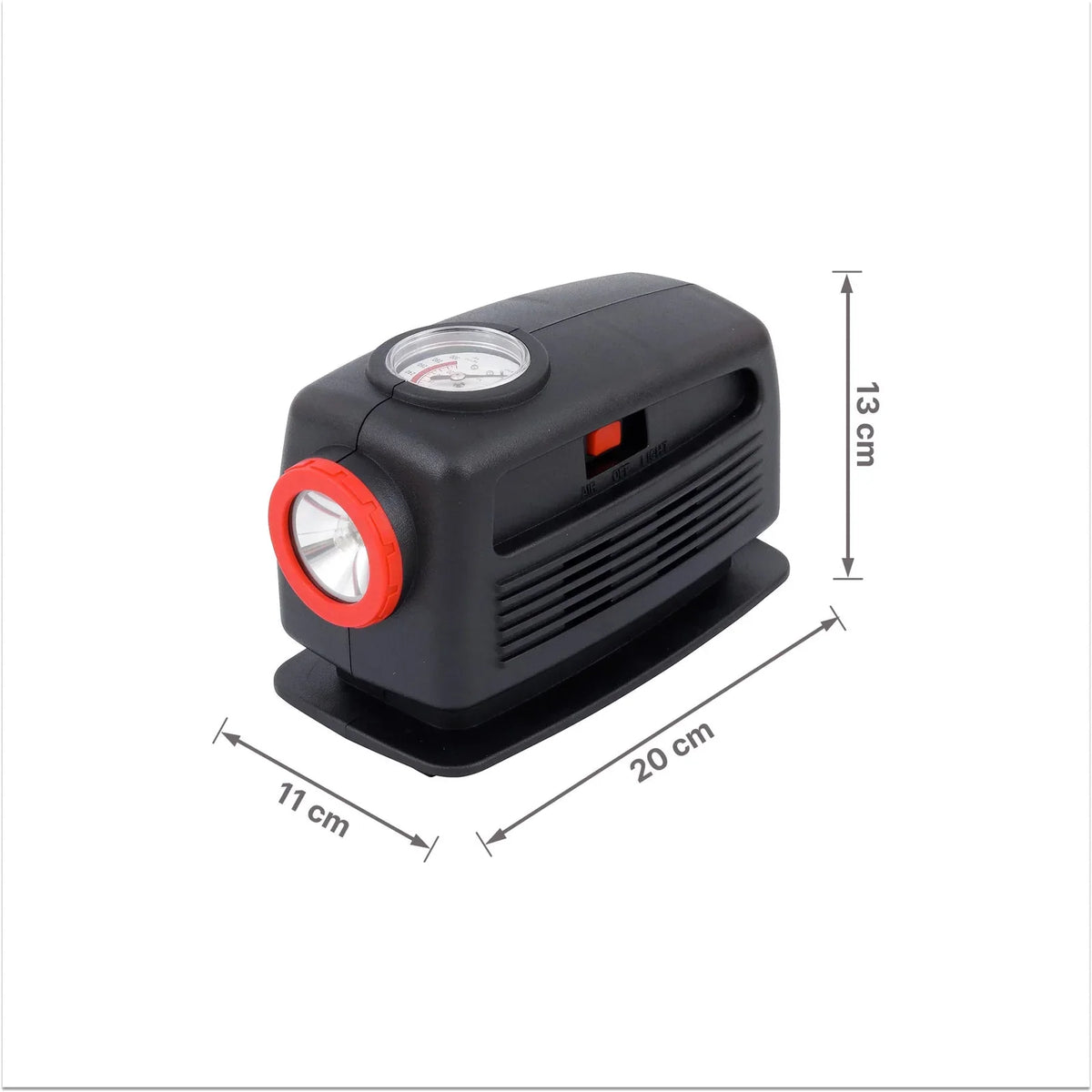 Mini Compressor de Ar Portátil 0,16HP 12V Schulz com Lanterna Air Plus