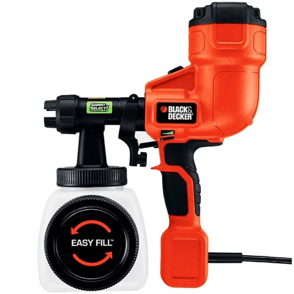 Pistola de Pintura e Pulverizador Alto Volume e Baixa Pressão HVLP 350W 220V BLACKDECKER-BDPH200B