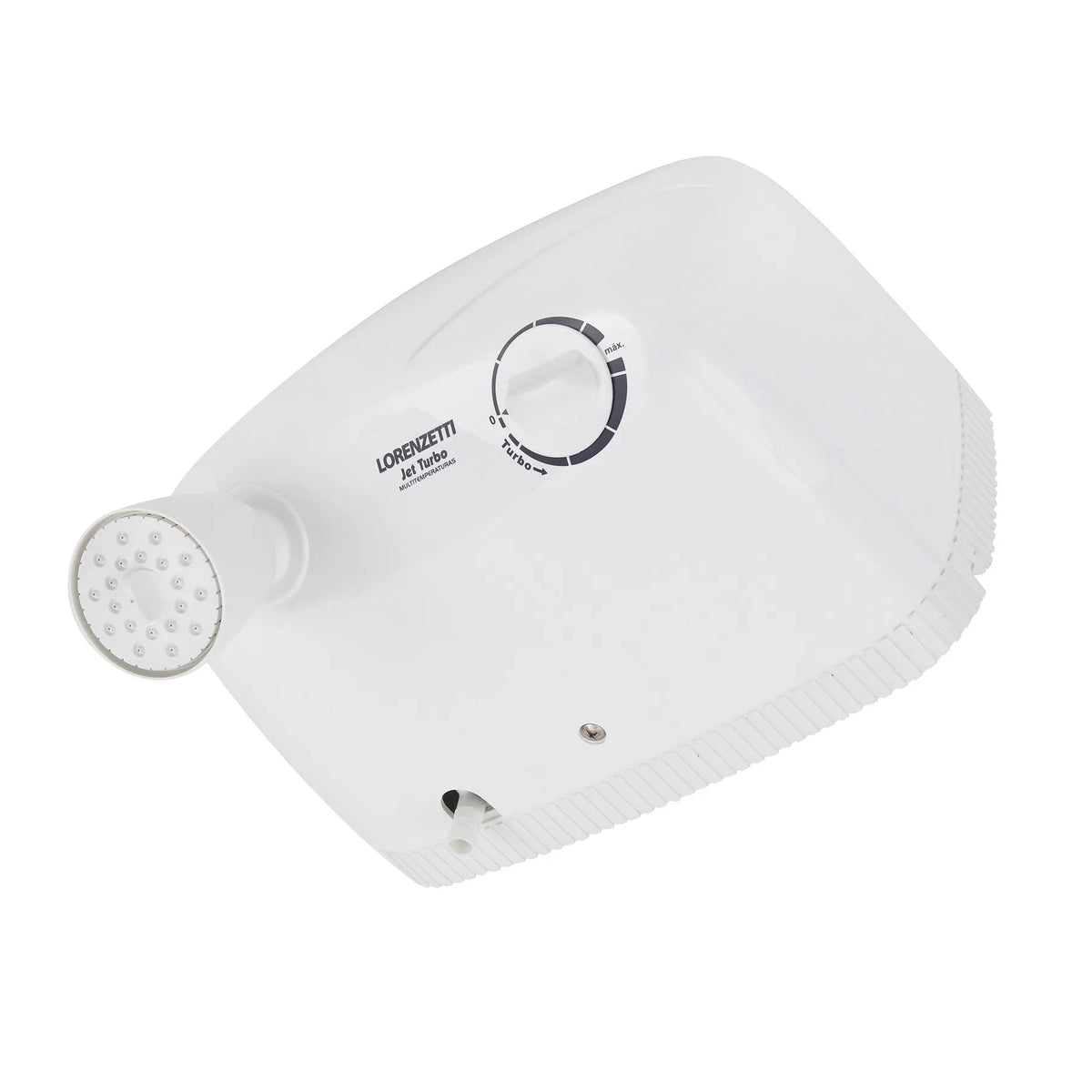 Chuveiro Elétrico Multitemperatura 7800w Branco Redondo com Pressurizador Jet Turbo Lorenzetti